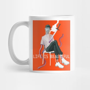 live is beautiful Mug